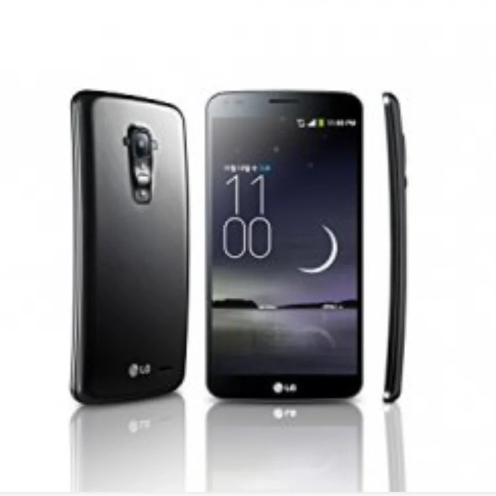 LG G Flex D950 Titan Siver 32GB 6" Curved OLED Display 4G LTE - Picture 1 of 6